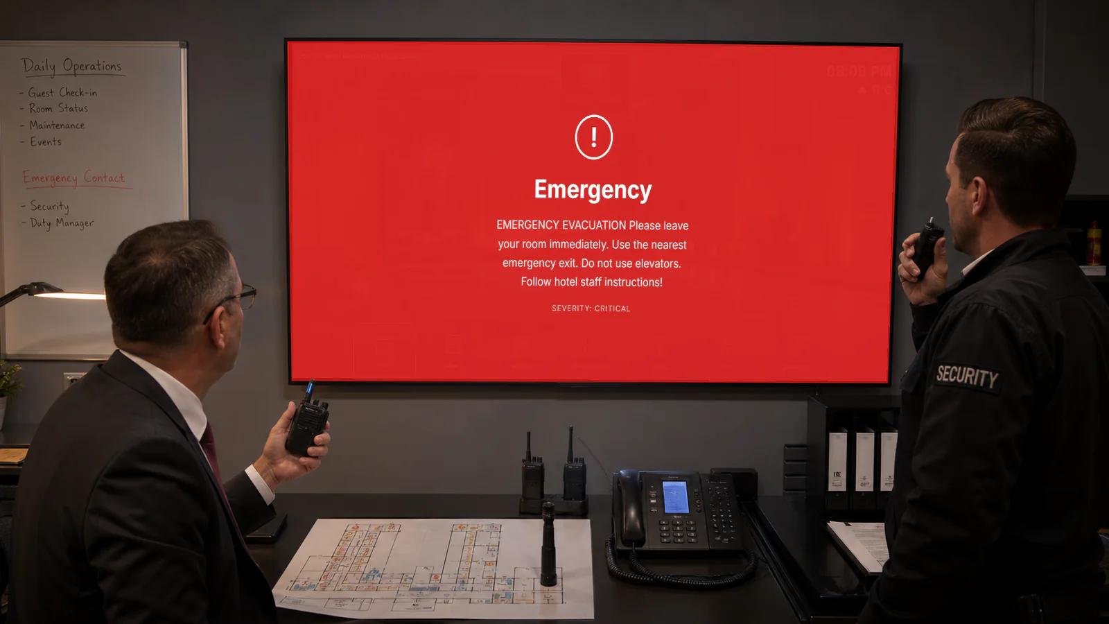 Emergency Messaging on Hotel TVs: A Property-Level Response Plan