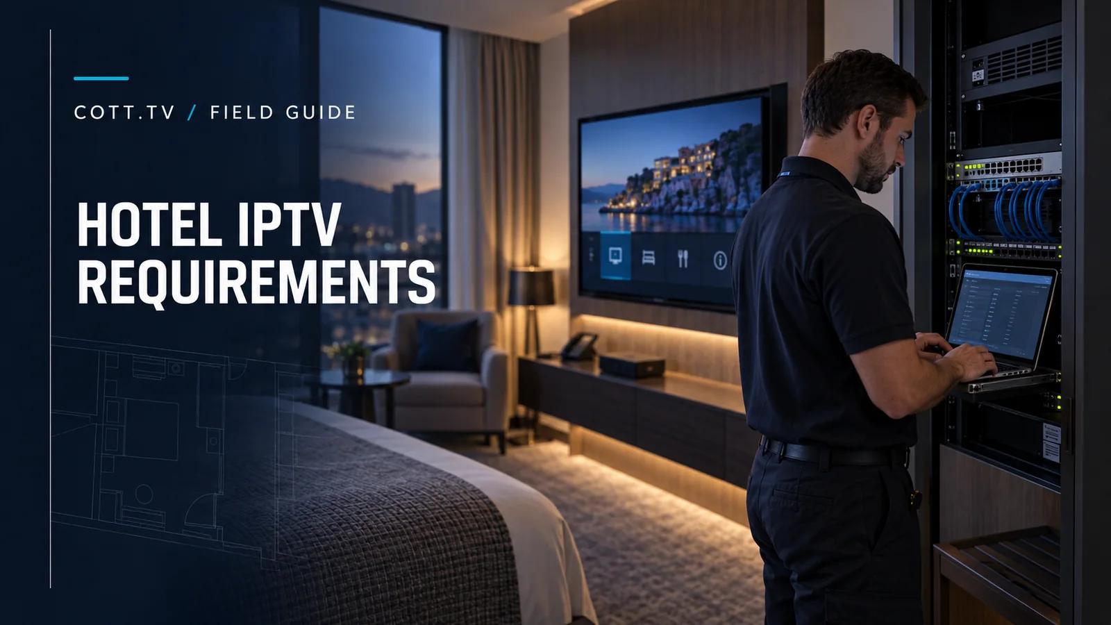 Requisitos de un sistema IPTV para hoteles: lista de comprobación previa a la licitación de 2027