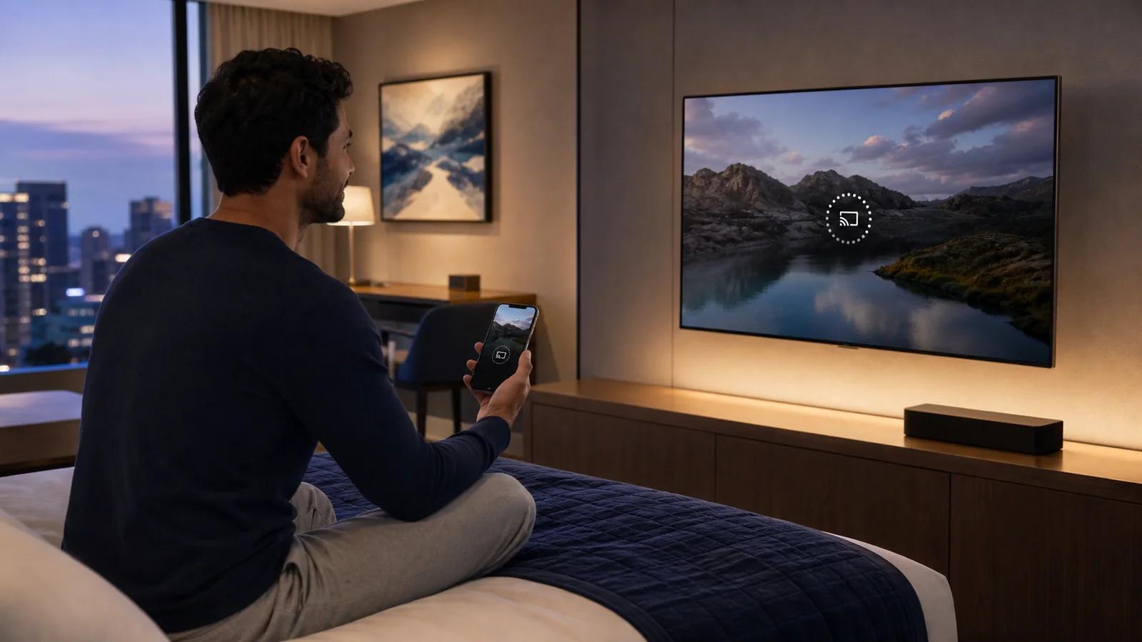 Secure Hotel Room Casting: AirPlay, Google Cast and Guest Privacy