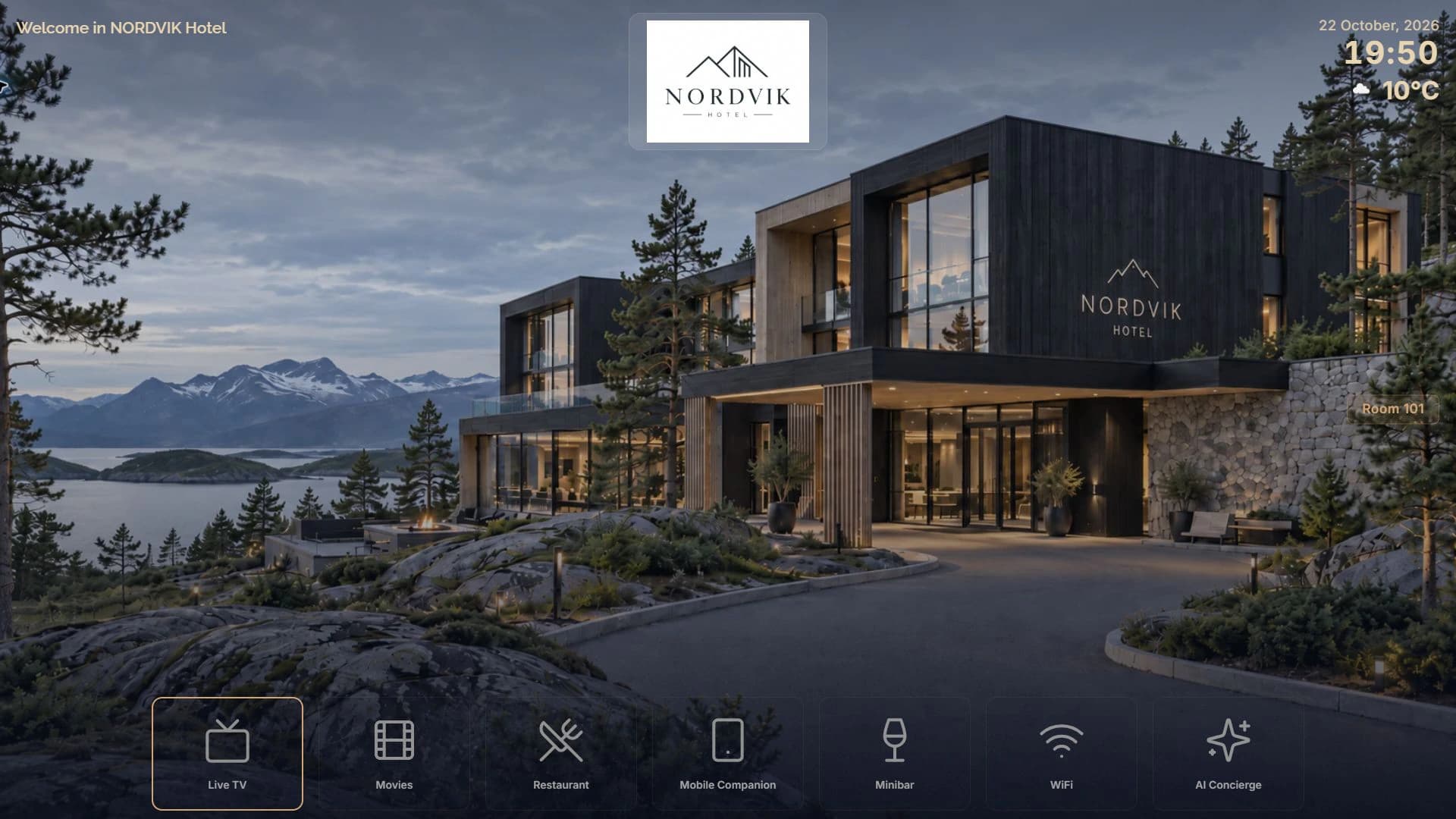 COTT-Hotel-Gästeoberfläche